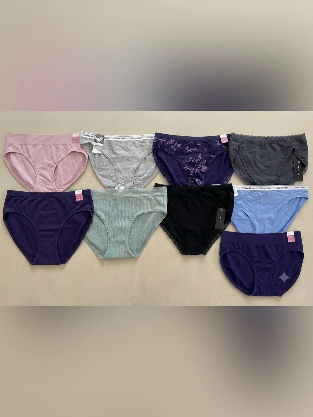 Victoria’s Secret Calvin Klein Auden panties Bikini Briefs VS LARGE lot bundle - Picture 2 of 4